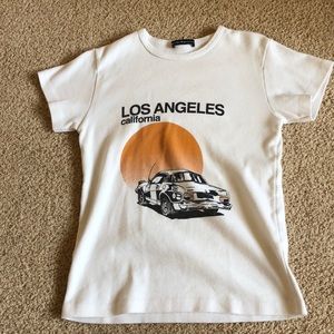 Brandy Melville Los Angeles Car Shirt